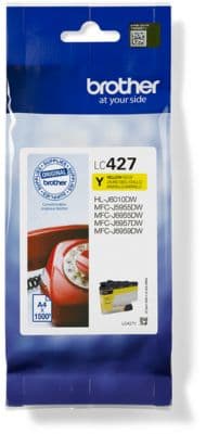 Cartouche d'encre BROTHER Originale LC427 Jaune (Yellow) Standard - LC427Y