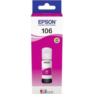 Cartouche d'encre EPSON Bouteille d'Encre Ecotank 106 Magenta Photo - C13T00R340