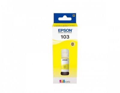 Cartouche d'encre EPSON Bouteille d'Encre Ecotank 103 Jaune (Yellow) - C13T00S44A