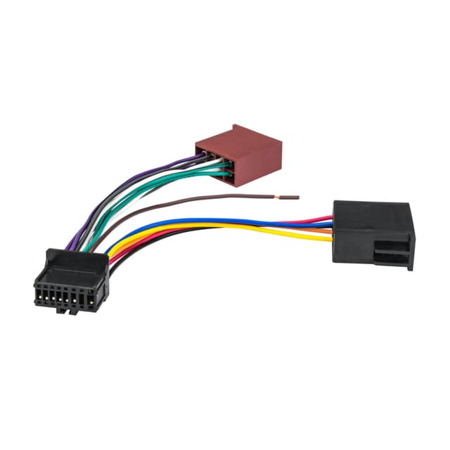 Câble D'autoradio Pioneer Avec Connecteur Iso À 16 Broches Pour L'alimentation Et Les