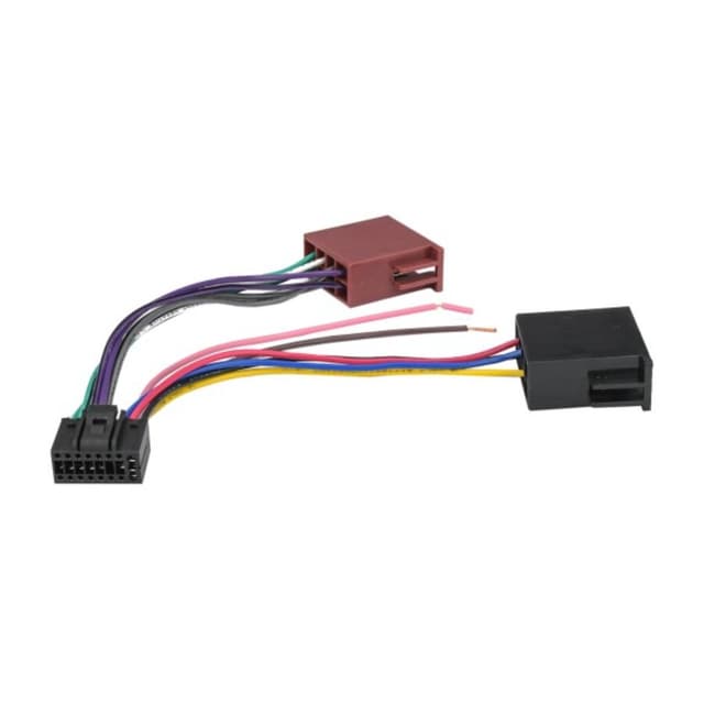 Câble D'autoradio Jvc Avec Connecteur Iso À 16 Broches Pour L'alimentation Et Les