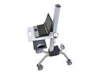 Ergotron Neo-Flex chariot - pour ordinateur portable/souris/scanner de codes barres - bicolore gris