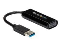 StarTech.com Adaptateur USB vers VGA - Carte graphique externe - USB 3.0 - Slim - 1080p - Adaptateur multi-ecrans - adaptateur video - VGA / USB - Conformite TAA - 19 cm