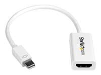 StarTech.com Adaptateur / Convertisseur actif Mini DisplayPort 1.2 vers HDMI 4K pour MacBook Pro / MacBook Air Mini DP - M/F - Blanc - adaptateur video - Mini DisplayPort / HDMI - 15 cm