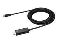 StarTech.com 10ft (3m) USB C to HDMI Cable, 4K 60Hz USB Type C to HDMI 2.0 Video Adapter Cable, Thunderbolt 3 Compatible, Laptop to HDMI Monitor/Display, DP 1.2 Alt Mode HBR2 Cable, Black - 4K USB-C Video Cable (CDP2HD3MBNL) - cable adaptateur - HDMI / US