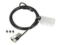 Kensington Universel 3-in-1 Combination Laptop Lock - Resettable - cable de securite