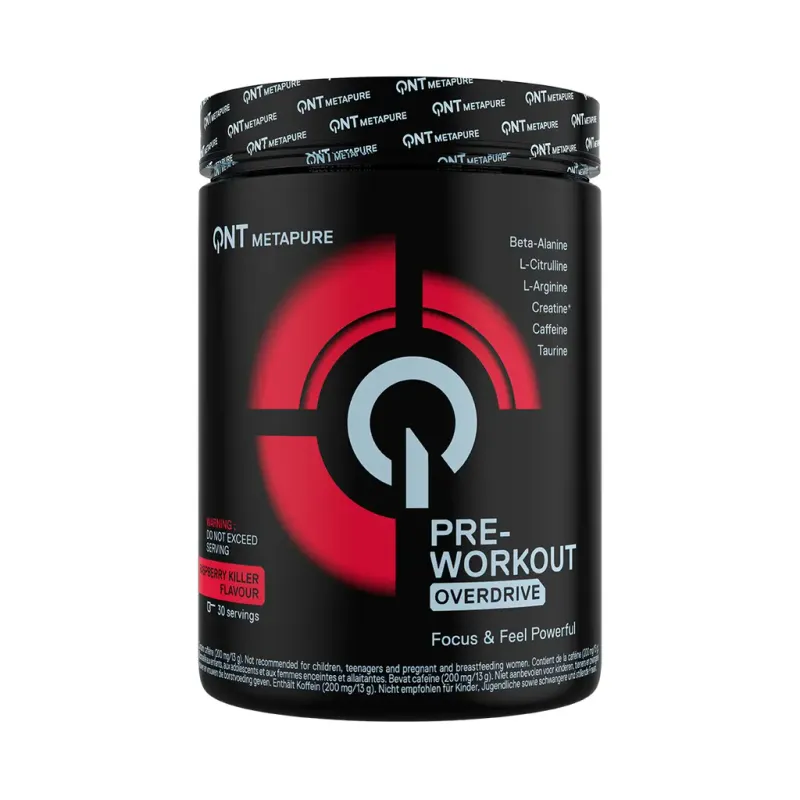 Complément alimentaire QNT Pre Workout Overdrive
