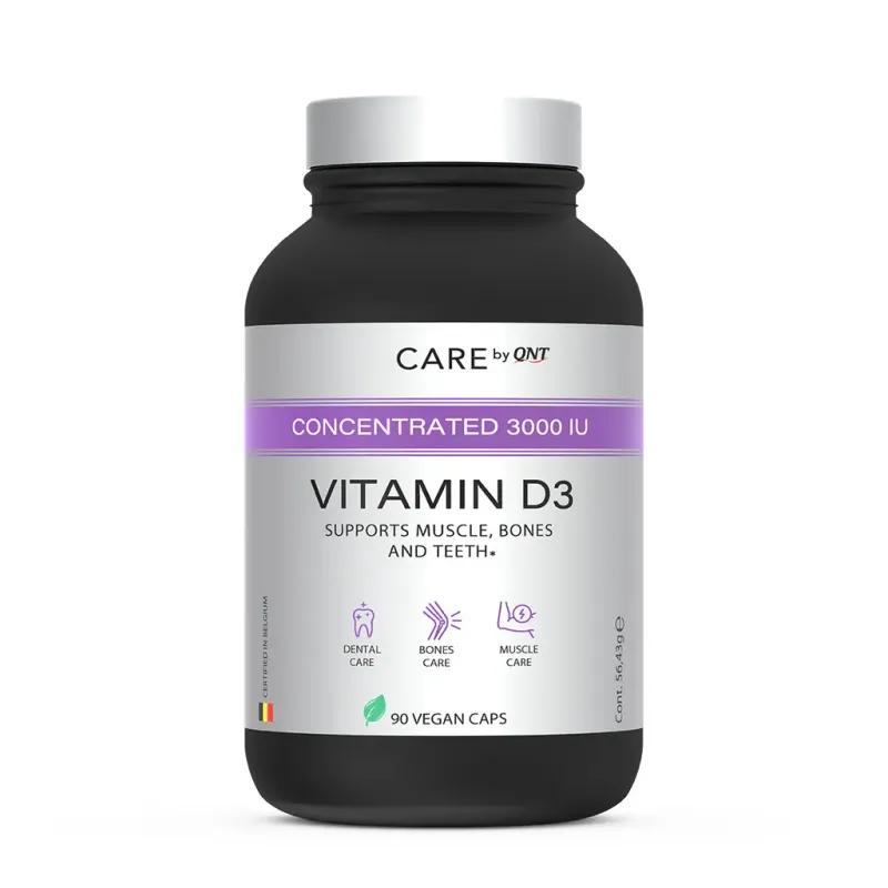 Vitamine D 90 capsules végétaliennes QNT 3000 IU