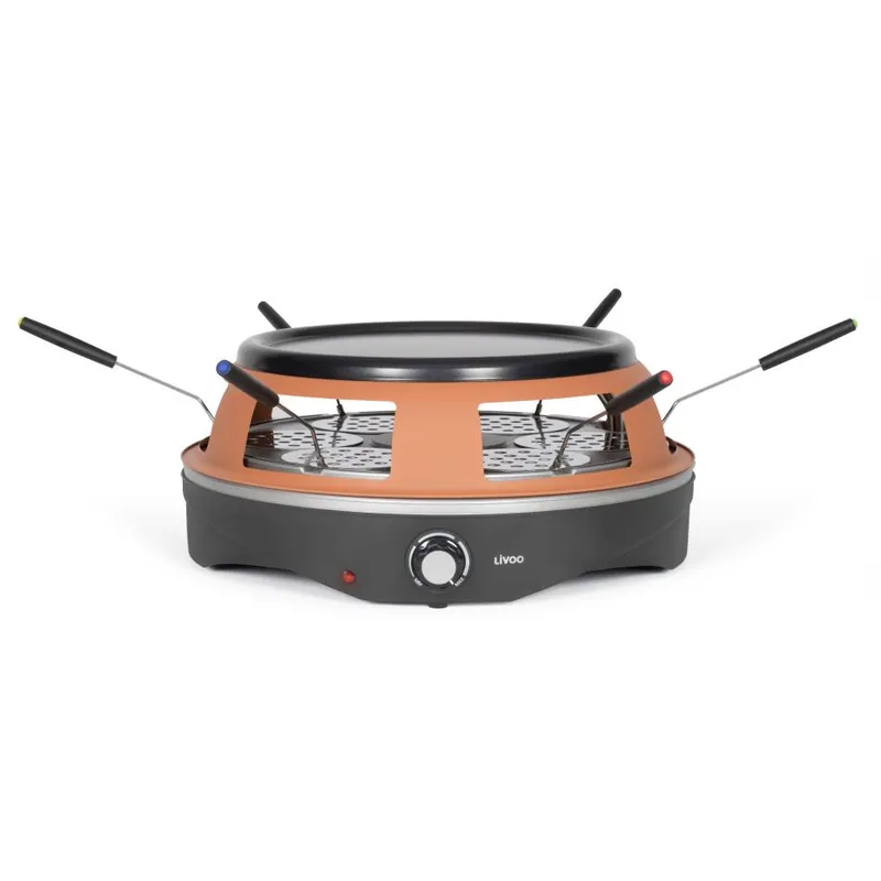 Livoo - Mini four à pizza 1200w marron DOC304