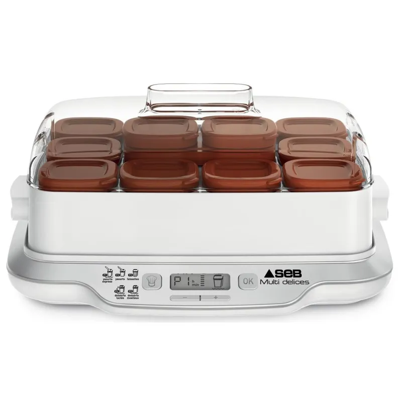 Yaourtière et fromagère SEB YG661A00 MULTIDELICES Express 12 pots
