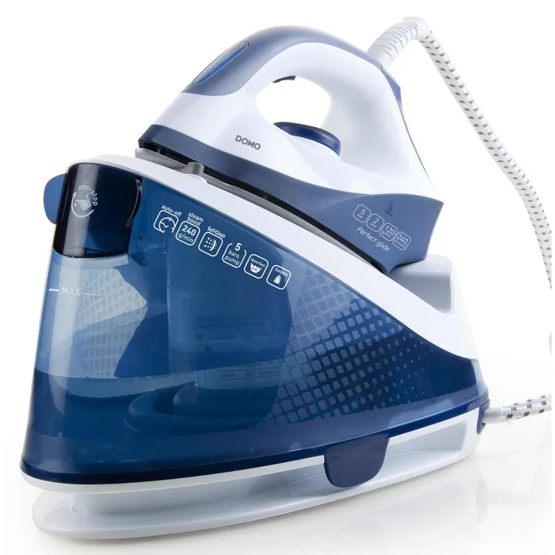 DOMO DO7109S - Centrale vapeur avec fermeture automatique - semelle : céramique - 2200 Watt