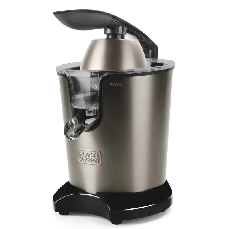BLACK+DECKER BXCJ350E - Presse-agrumes - 350 Watt - acier inoxydable