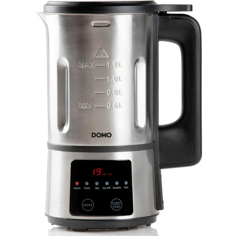 DOMO My Soup Express DO727BL - Soupière - 1.2 litres - 900 Watt - acier inoxydable