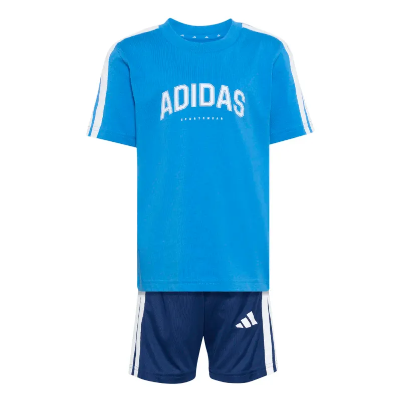 Ensemble t-shirt et short bébé garçon adidas Collegiate