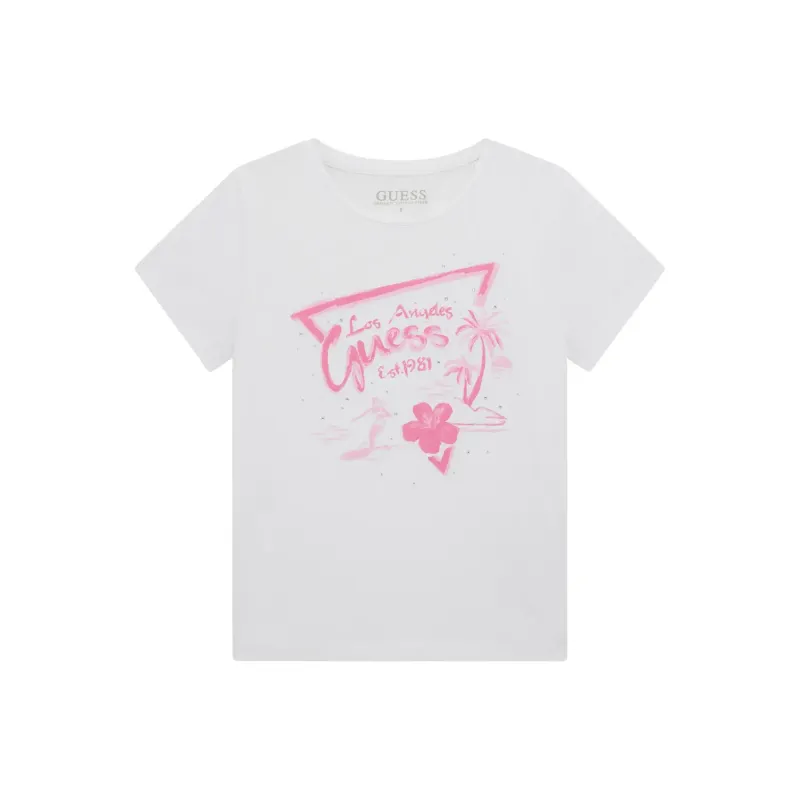 T-shirt fille Guess Midi
