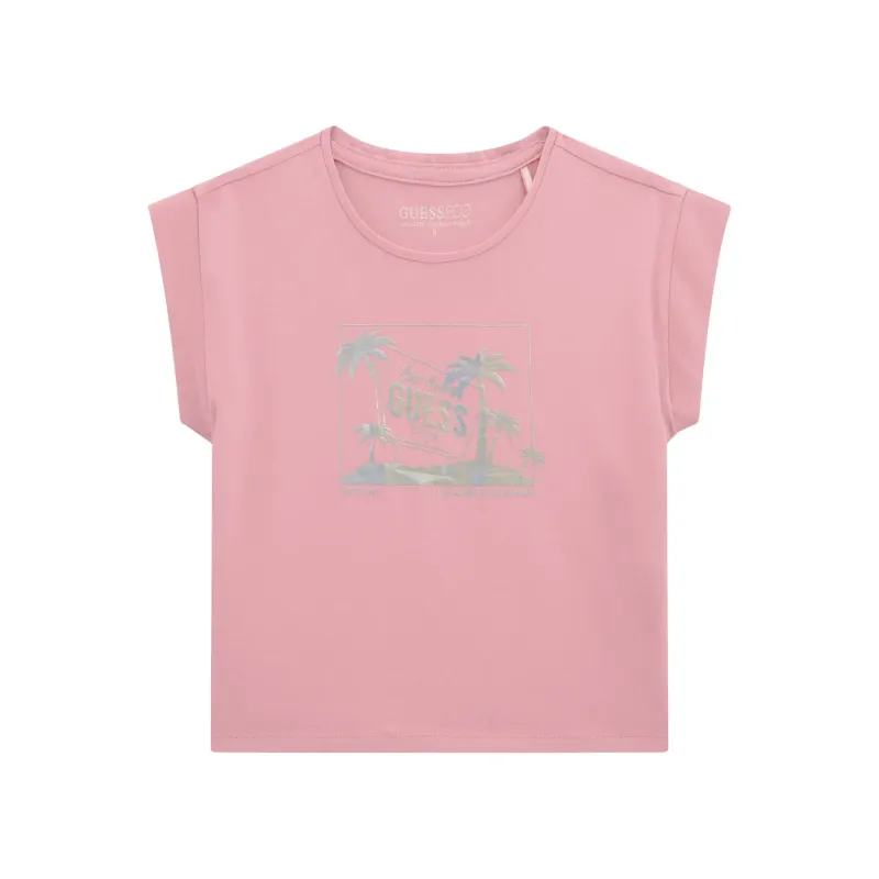 T-shirt fille Guess Midi