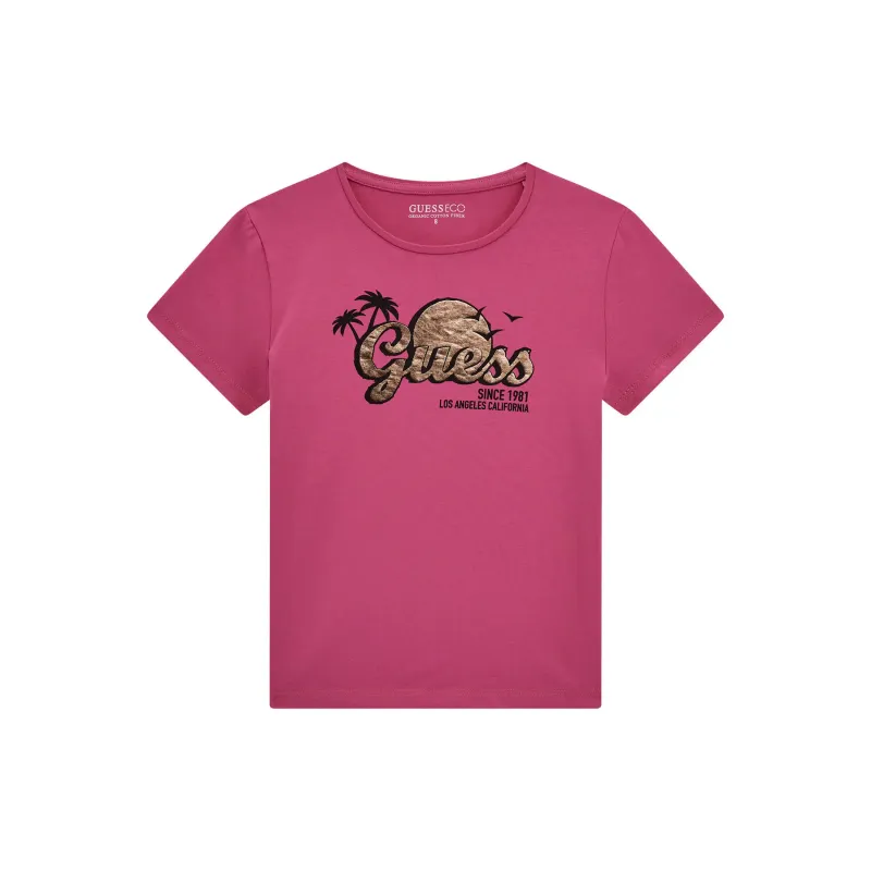 T-shirt fille Guess Midi