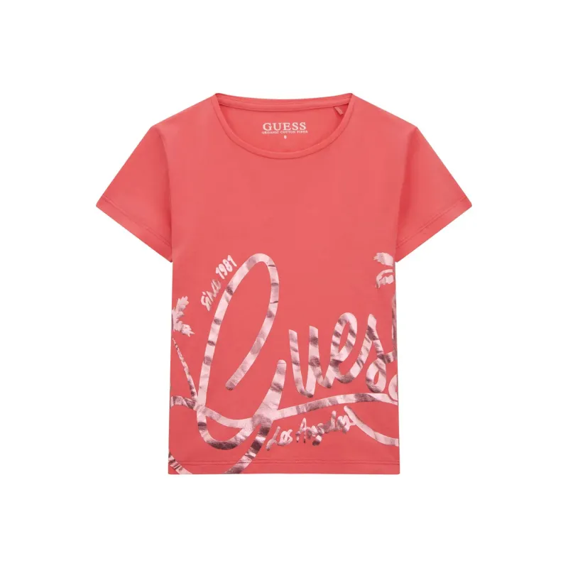 T-shirt fille Guess Midi