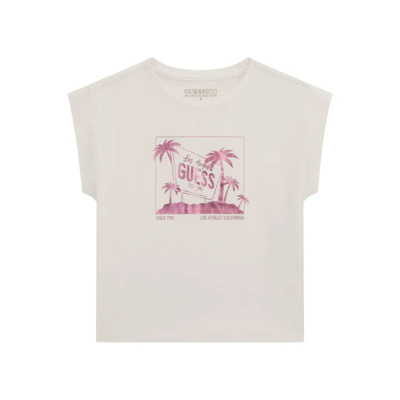 T-shirt fille Guess Midi